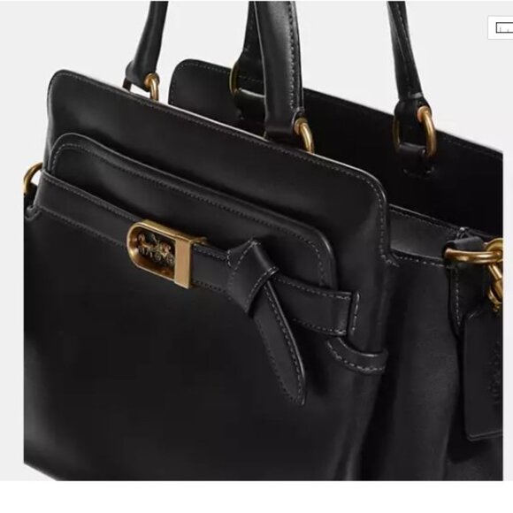 NWT Coach Tate Carryall 29 Black - Picture 14 of 16